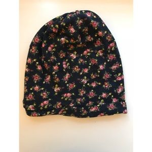 Forever21 Floral Beanie